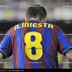 Iniesta Lujn Andrs mecz FC Barcelona