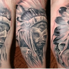 American indian tattoo