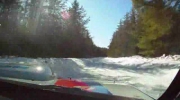 15 minut przejażdżki rajdowym Subaru w śniegu