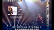 Lin Yu Chun śpiewa piuosenkę Whitney Houston "I Will Always Love You"