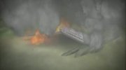 Symulacja katastrofy polskiego samolotu prezydenckiego pod Smoleńskiem
