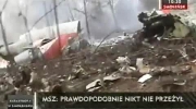 Relacja z miejsca katastrofy Tupolewa, w której zginął prezydent RP Lech Kaczyński