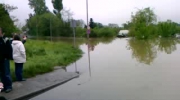 Kędzierzyn-Koźle powódź 2010 - sk. Gliwicka-Piotra Skargi, godz 20:00, 19 maja
