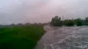 Powódź w Częstochowie - tama na Bugaju