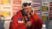Biegacz narciarski odpowiada na pytanie po japońsku - Odd-Bjørn Hjelmeset