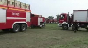 W Suwałkach odbyła się odprawa prawie 160 strażaków z całej Polski