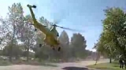 szwedzki helikopter i nieudane lądowanie