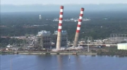 Rozbiórka elektrowni na Florydzie