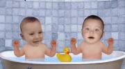 Tootin' Bathtub Baby Cousins