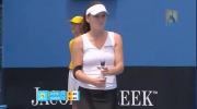 Agnieszka Radwanska vs Racket - Australian Open 2011