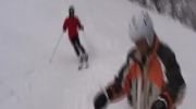 Upadek prezydenta na nartach
