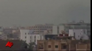 Płonący MiG-23 nad Bengazi