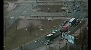 Wypadek na Rondzie Toruńskim w Bydgoszczy