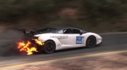 Płonące Lamborghini Gallardo