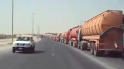 Ciężarówki z ropą w Dubaju