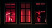 Peep show na ulicy w Amsterdamie