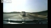 Wypadek przy wjeździe na autostradę