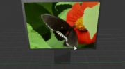 Motyl Blender monitor
