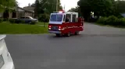 Najmniejszy na świecie wóz strażacki