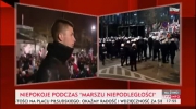 Marsz Niepodległości (11.11.2013)- Policja to żydowskie ku*wy