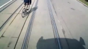 Rowerzysta vs tramwaj