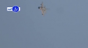 MiG-21 zrzuca bombę na cel w Syrii