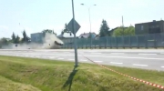 Wypadek podczas wyścigów na 1/4 mili w Rzeszowie 25.05.2014