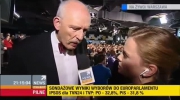 Janusz Korwin-Mikke po ogłoszeniu wstępnych wyników!!! 25.05.2014