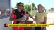 Rozbijanie szyby w samochodzie