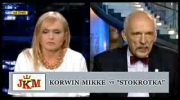 Janusz Korwin-Mikke vs "Stokrotka" w pr. Kropka nad i (02.07.2014)