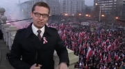 Bartłomiej Graczak - "... to nie TVN, to TV Republika ..." - Marsz Niepodległości (11.11.2014)