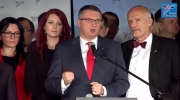 Przemysław Wipler dziękuje wyborcom Nowej Prawicy (16.11.2014)