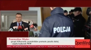 Przemysław Wipler - Konferencja prasowa ws. protestu przed siedzibą PKW (21.11.2014)