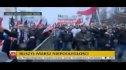 Wyku***aj TVN ! Wy jeb**i komuniści !! - Masz Niepodległości 2014