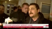 Zerwane rozmowy Górnicy-Rząd (11.01.2015)