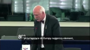 Wrogowie są nie w Moskwie, lecz w meczetach - mówił Janusz Korwin-Mikke w Parlamencie Europejskim w Strasburgu (13.01.2015)