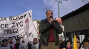 Paweł Kukiz - Manifestacja przy KWK Pokój w Rudzie Śląskiej (14.01.2015)