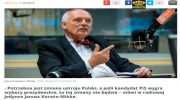 Janusz Korwin-Mikke / Polskie Radio Jedynka (11.05.2015)