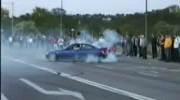 BMW M3 - tire fire