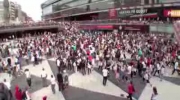 Michael Jackson Beat It: Flash mob @ Sergels Torg, Stockholm