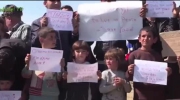 "Chcemy do Niemiec" Nie ustają protesty imigrantów mimo zamachów w Belgii!