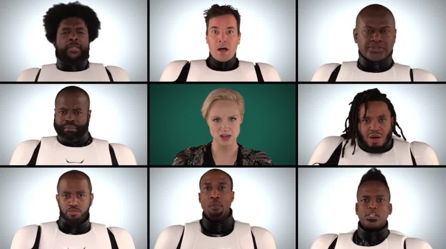 Jimmy Fallon, The Roots & 'Star Wars- The Force Awakens' Cast Sing 'Star Wars' Medley (A Cappella).mp4