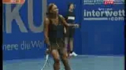 Serena Williams in Linz 2004