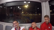 Wesoły autobus po meczu z Ukrainą :)