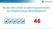 Uczelnie w liczbach (Wrocław) - Uniwersytet Wrocławski