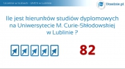 Uczelnie w liczbach (Lublin)- Uniwersytet Marii Curie-Skłodowskiej 