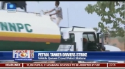 Petrol Tanker Drivers Strike Vehicle Queues Crowd Petrol Stations.mp4