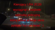 Kozak z odznaką policyjną z Allegro w Warszawie