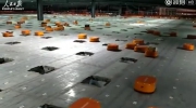 Setki robotów w chińskiej firmie kurierskiej sortuje 200 tys. paczek dziennie
