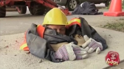 Man Crushed by Cement Prank  Just For Laughs Gags